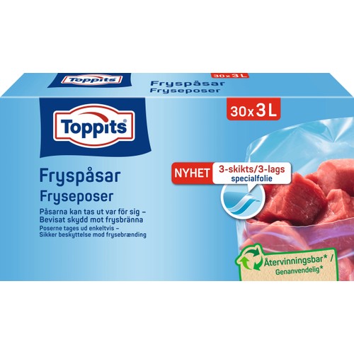 Fryspåsar 3L 30-p Toppits