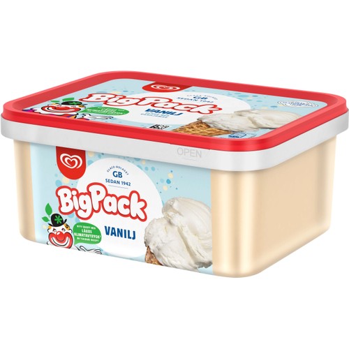 Big pack Vanilj 2l GB Glace
