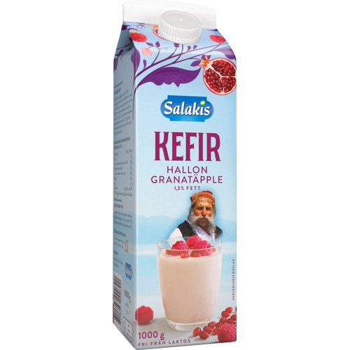 Kefir Hallon Granatäpple Laktosfri 1,5% 1000g Salakis