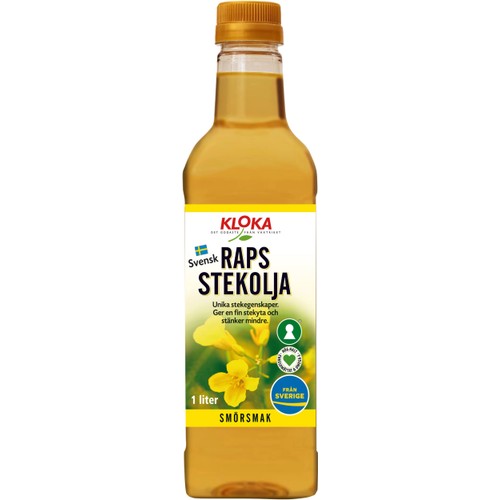 Rapsstekolja svensk smörsmak 1l Kloka