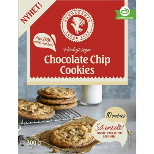 Kakmix Chocolate Chip Cookies 300g Kungsörnen