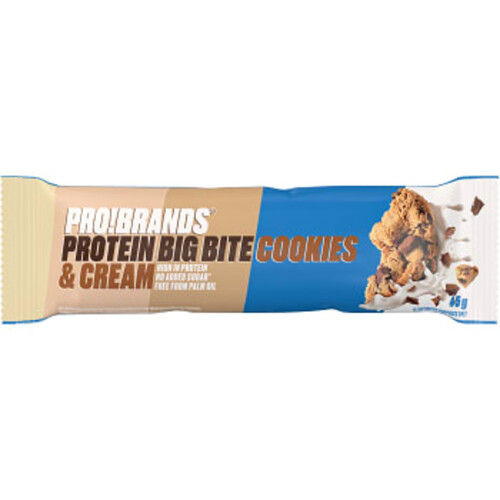 Protein bar Cookies & Cream 45g ProteinPro