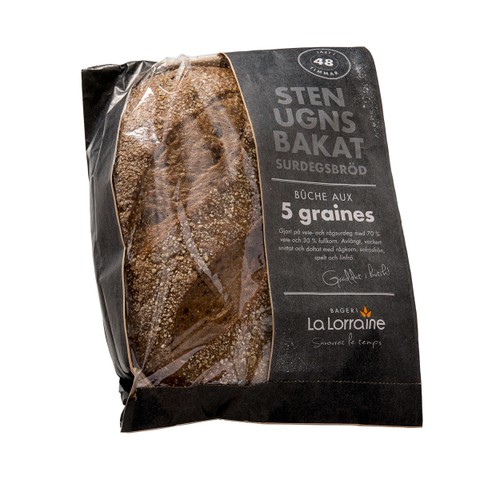Surdegsbröd Stenungsbakat 5 Graines 450g Bageri La Lorraine