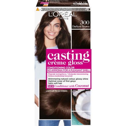 Hårtoning 300 Darkest Brown 1-p Casting Creme Gloss