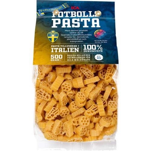 Fotbollspasta 500g ICA