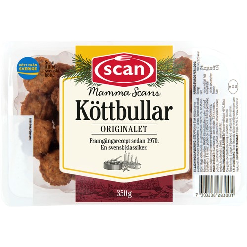 Köttbullar Stekta 350g Scan