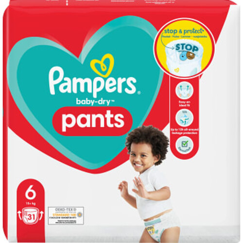 Byxblöjor Baby Dry Pants 6 15+kg 31-p Pampers