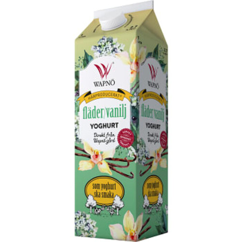 Yoghurt Fläder & vanilj 2,7% 1000g Wapnö