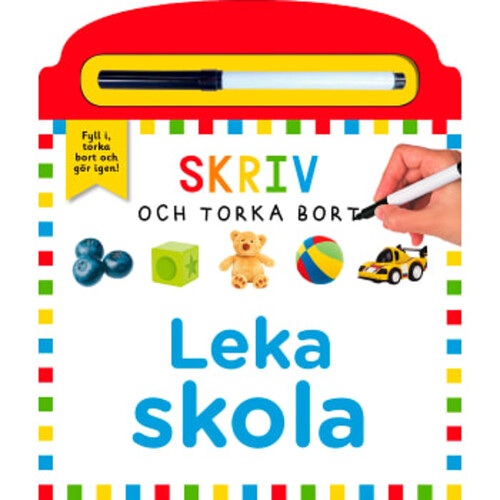 Skriv och torka bort - Leka skola