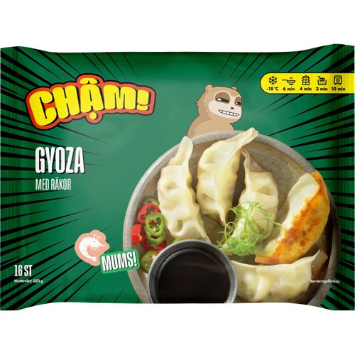 Gyoza med räkor 320g Cham
