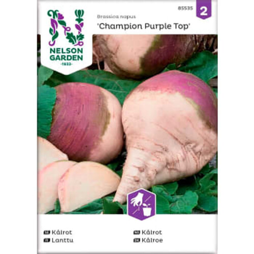 Kålrot Champion Purple Top 1-p Nelson Garden