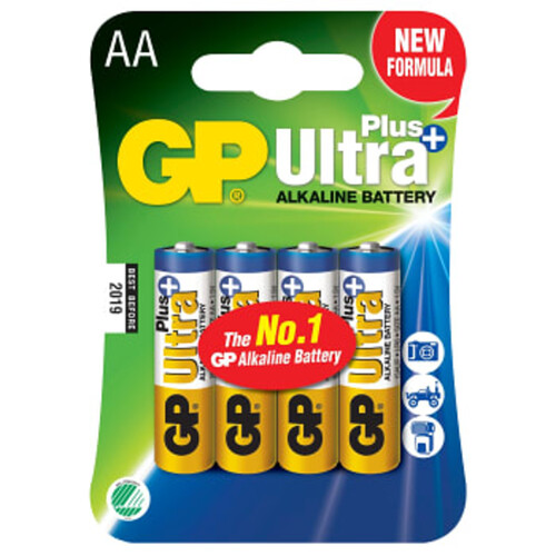 Batteri GP Ultra plus 15AUP/U4 4-p Batteristen