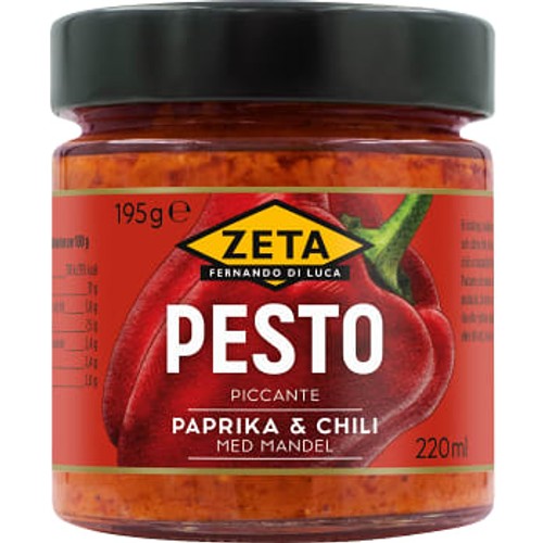Pesto Piccante Paprika Chili 195g Zeta
