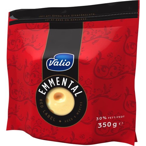 Emmental Röd lagrad 30% 350g Valio