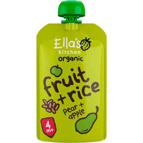 Fruktris Päron & äpple 4m Ekologisk 120g Ellas Kitchen