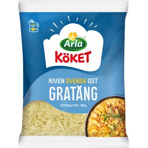 Gratängost riven 24% 150g Arla Köket®