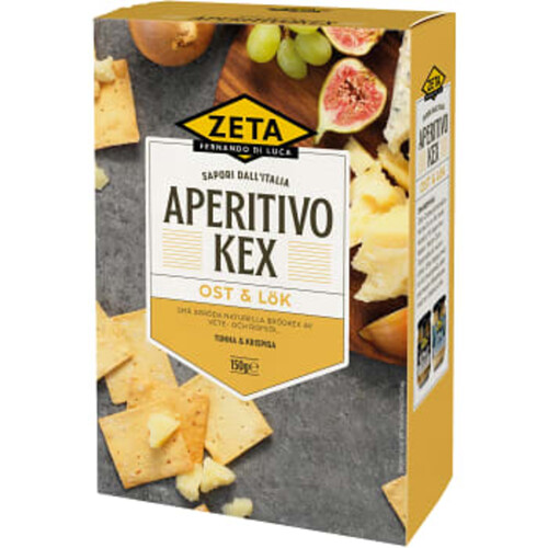 Aperitivokex Ost & lök 150 g Zeta