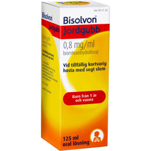 Bisolvon Jordgubb 0,8mg/ml 125ml