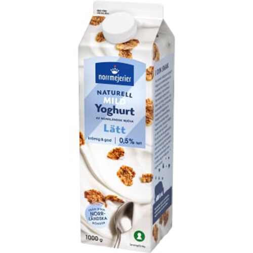 Lättyoghurt Mild Naturell 0,5% 1000g Norrmejerier