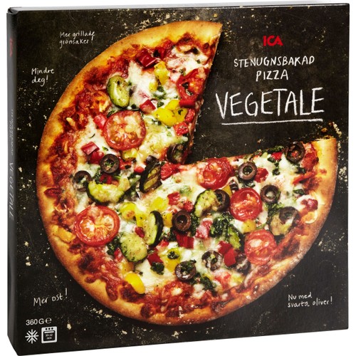 Pizza Vegetale stenugnsbakad 360g ICA