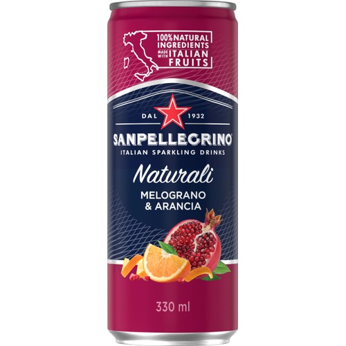 Fruktdryck Melograno & Arancia 33cl San Pellegrino
