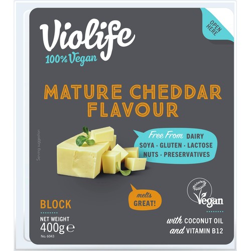 Cheddar Mjölkfri 400g Violife