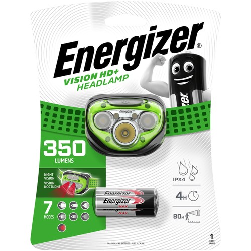 Pannlampa Vision HD 350lm Energizer