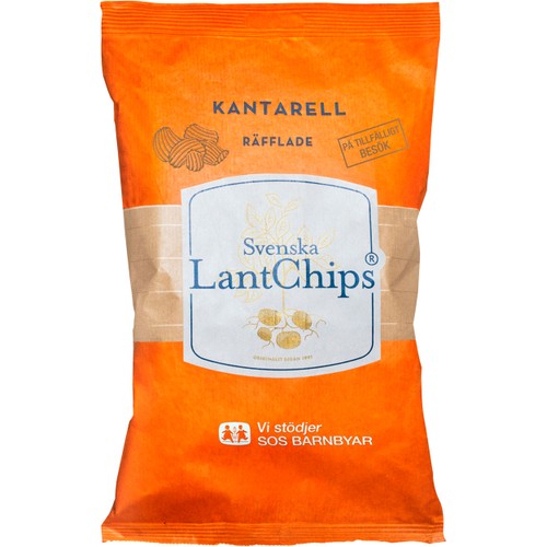 LantChips Kantarell Räfflade 200g LantChips