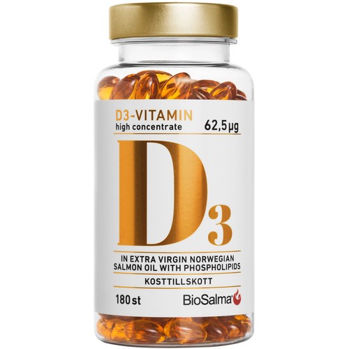 Kosttillskott Vitamin D3 180-p BioSalma