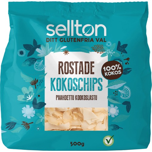 Kokoschips 500g Sellton