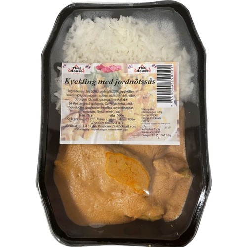 Kyckling Med Jordnötssås 500g Thaihouse