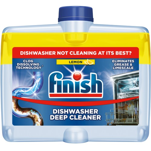 Maskindiskrengöring Dubbelverkande Citron 250ml Finish