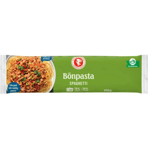 Bönpasta Spaghetti 450g Kungsörnen