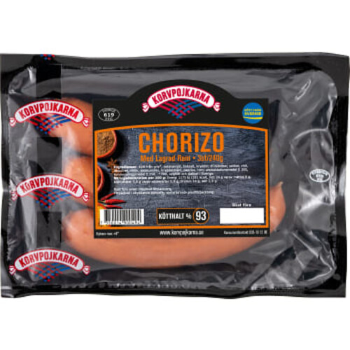 Kryddkorv Chorizo 240g Korvpojkarna
