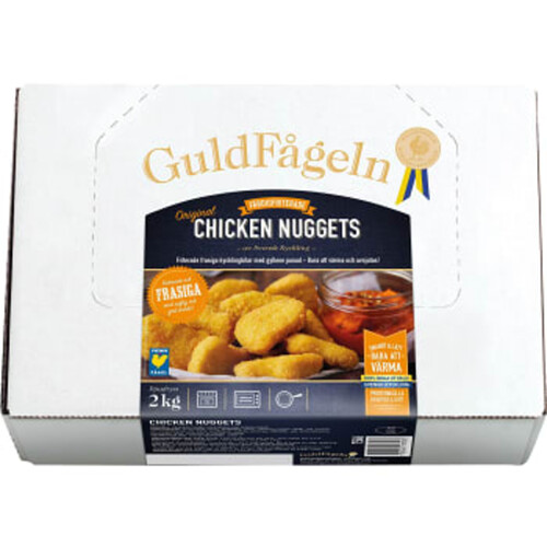 Chicken nuggets Fryst 2kg Guldfågeln