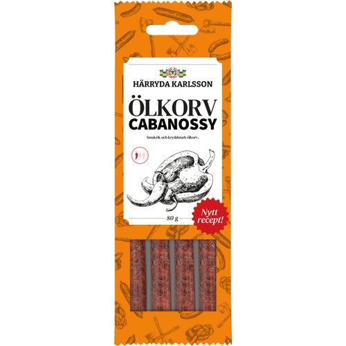 Ölkorv Cabanossy 80g Härryda Karlsson