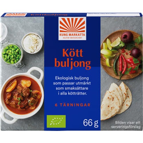 Köttbuljongtärning Ekologisk 6-p Kung Markatta