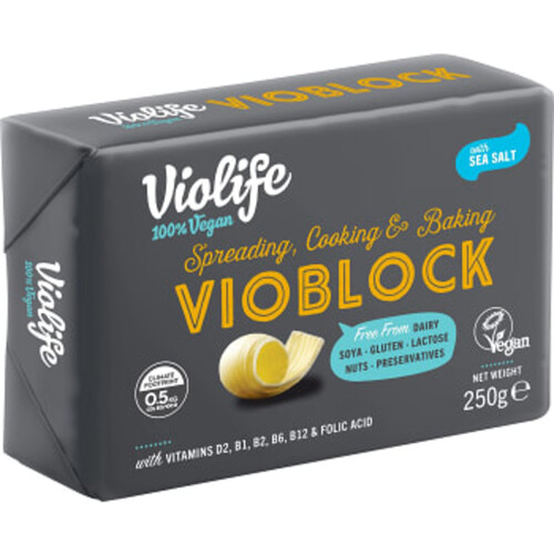 Spread Vioblock havssalt Vegansk 250g Violife