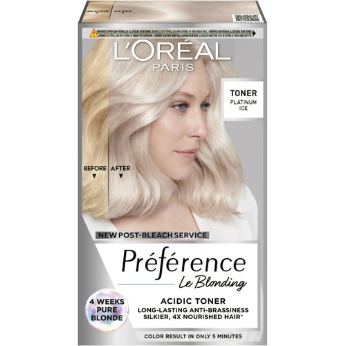 Hårtoner Platinum Ice Le Blonding Acidic Toners 1-p Préférence