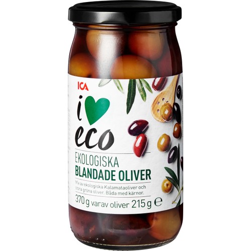Oliver Blandade med kärnor Ekologisk 370g ICA I love eco