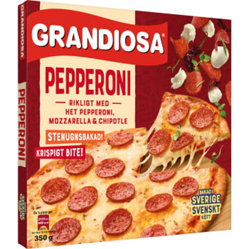 Pizza X-tra allt Pepperoni 350g Grandiosa