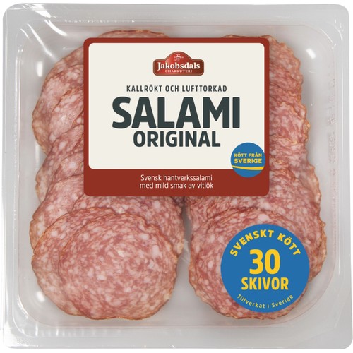 Salami Kallrökt Och Lufttorkad 80g Jakobsdals