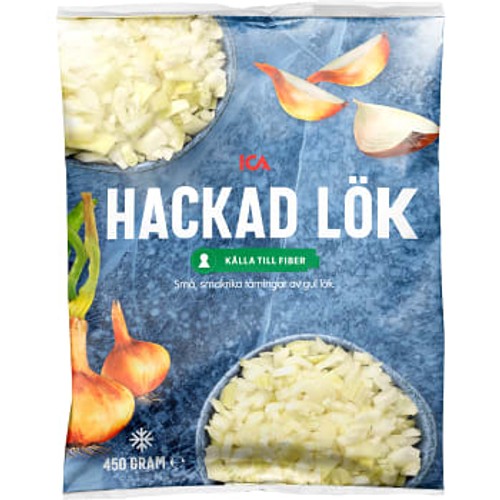 Färdighackad lök Fryst 450g ICA