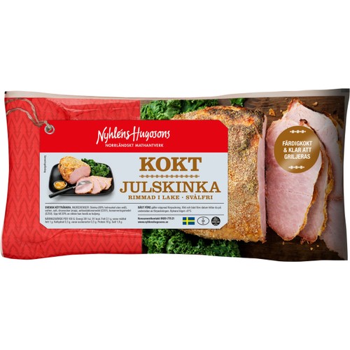 Julskinka Kokt ca 800g-1kg Nyhléns Hugosons