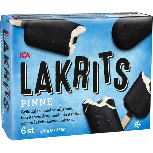 Lakritspinne 6-p ICA