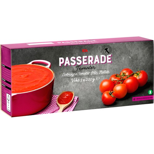 Passerade tomater 3-p 200g ICA