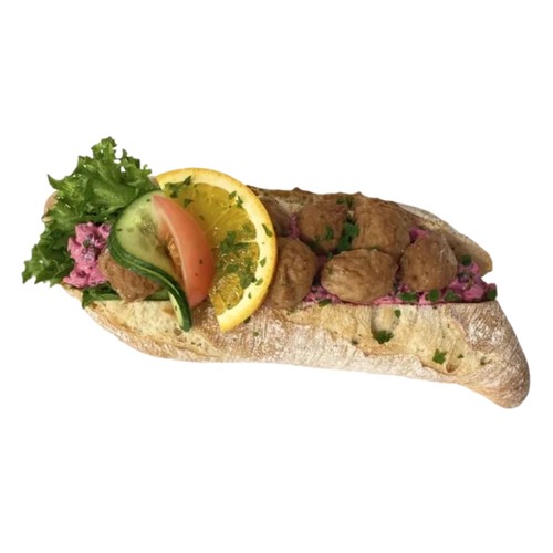 Köttbullsbaguette
