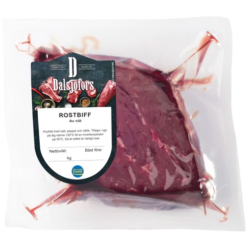 Rostbiff Färsk i bit benfri ca 800g Dalsjöfors